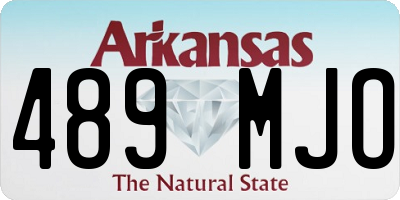 AR license plate 489MJO