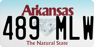 AR license plate 489MLW