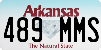 AR license plate 489MMS