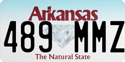 AR license plate 489MMZ
