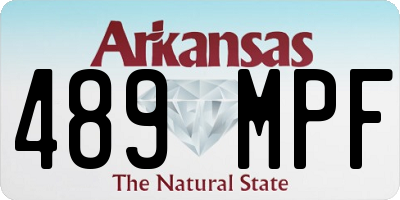 AR license plate 489MPF