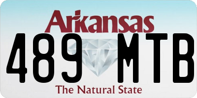 AR license plate 489MTB