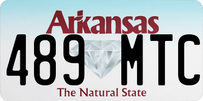 AR license plate 489MTC
