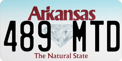 AR license plate 489MTD