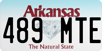 AR license plate 489MTE
