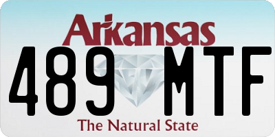 AR license plate 489MTF