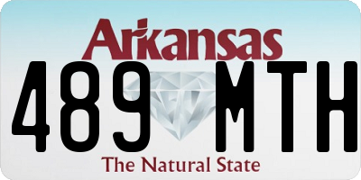 AR license plate 489MTH