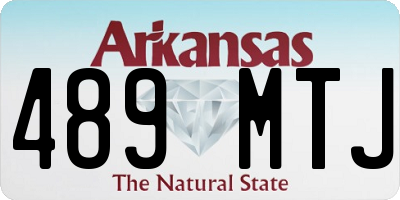 AR license plate 489MTJ