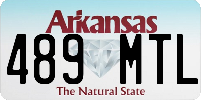 AR license plate 489MTL