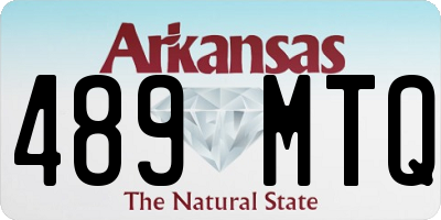 AR license plate 489MTQ