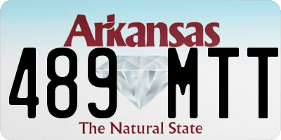 AR license plate 489MTT