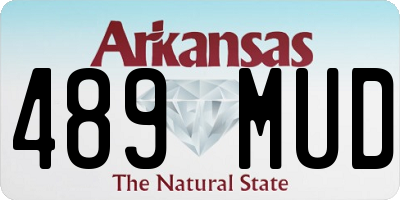 AR license plate 489MUD