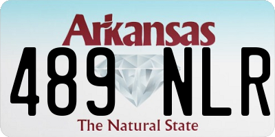 AR license plate 489NLR