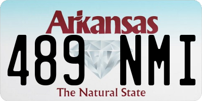 AR license plate 489NMI