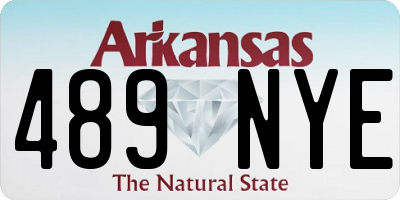 AR license plate 489NYE