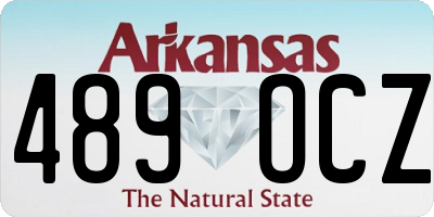 AR license plate 489OCZ