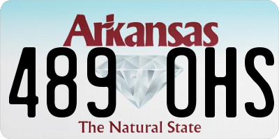 AR license plate 489OHS