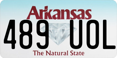 AR license plate 489UOL