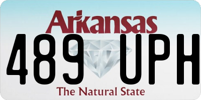 AR license plate 489UPH