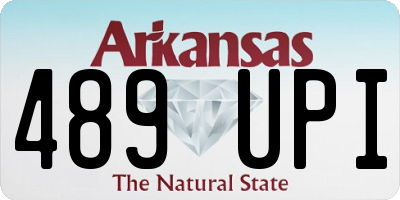 AR license plate 489UPI
