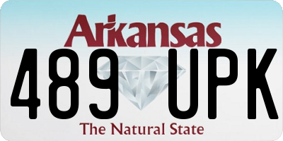 AR license plate 489UPK