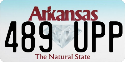 AR license plate 489UPP