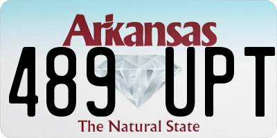 AR license plate 489UPT