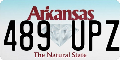 AR license plate 489UPZ