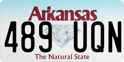 AR license plate 489UQN