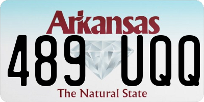 AR license plate 489UQQ