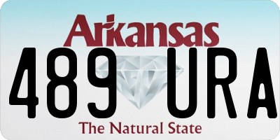 AR license plate 489URA