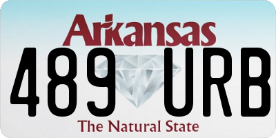 AR license plate 489URB