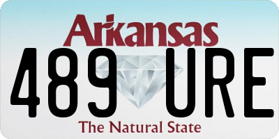 AR license plate 489URE