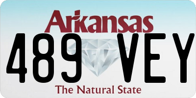 AR license plate 489VEY