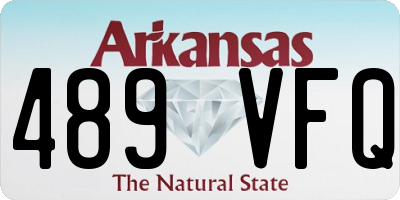 AR license plate 489VFQ