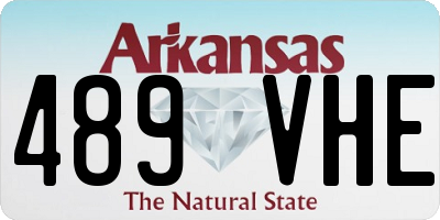 AR license plate 489VHE