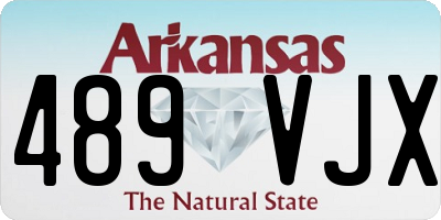 AR license plate 489VJX