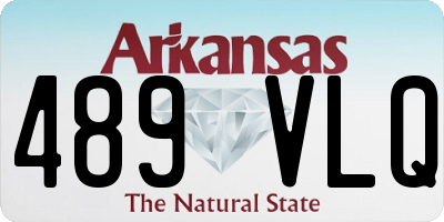 AR license plate 489VLQ