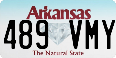 AR license plate 489VMY