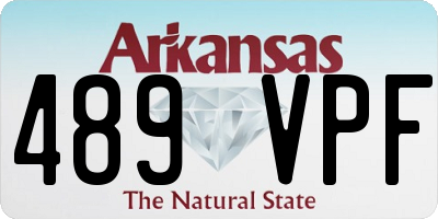 AR license plate 489VPF
