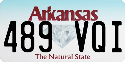 AR license plate 489VQI