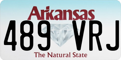 AR license plate 489VRJ