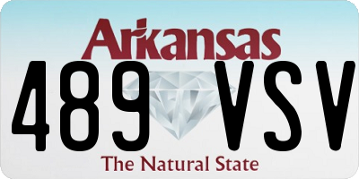 AR license plate 489VSV