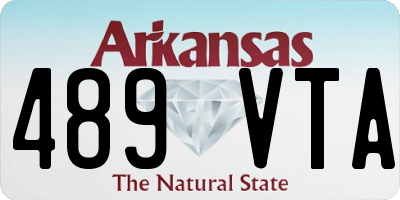 AR license plate 489VTA