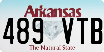 AR license plate 489VTB