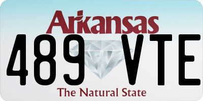 AR license plate 489VTE