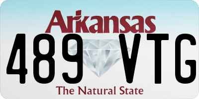 AR license plate 489VTG