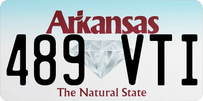 AR license plate 489VTI