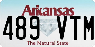 AR license plate 489VTM