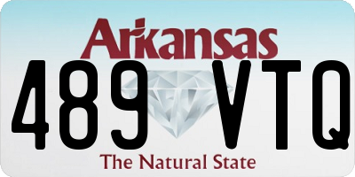AR license plate 489VTQ